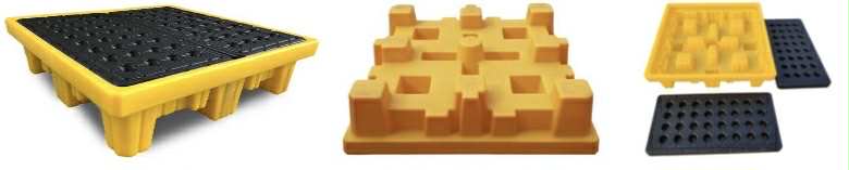 4 Drum Spill Containment Pallet