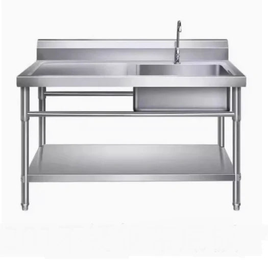 Stainless Steel Sink/Bench with Undershelf