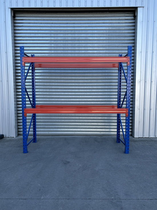Heavy Duty Pallet Racking (2.4m L x 2.5m H x 900mm W) 2 Ton Per Level