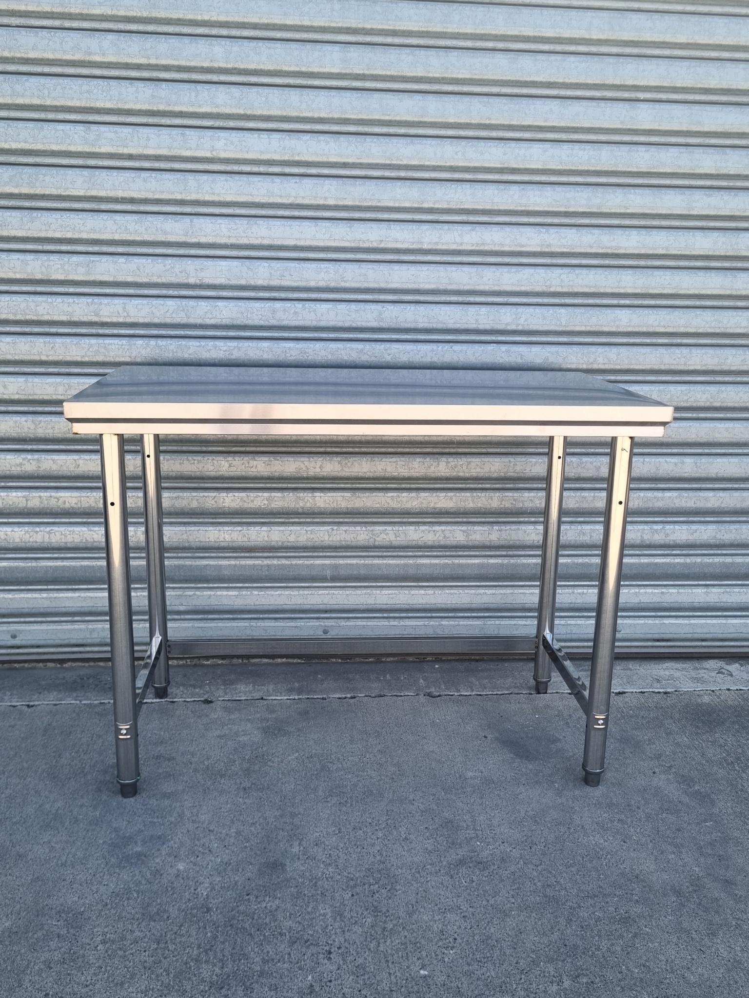 Stainless Steel Bench 1 Tier, Non Splashback