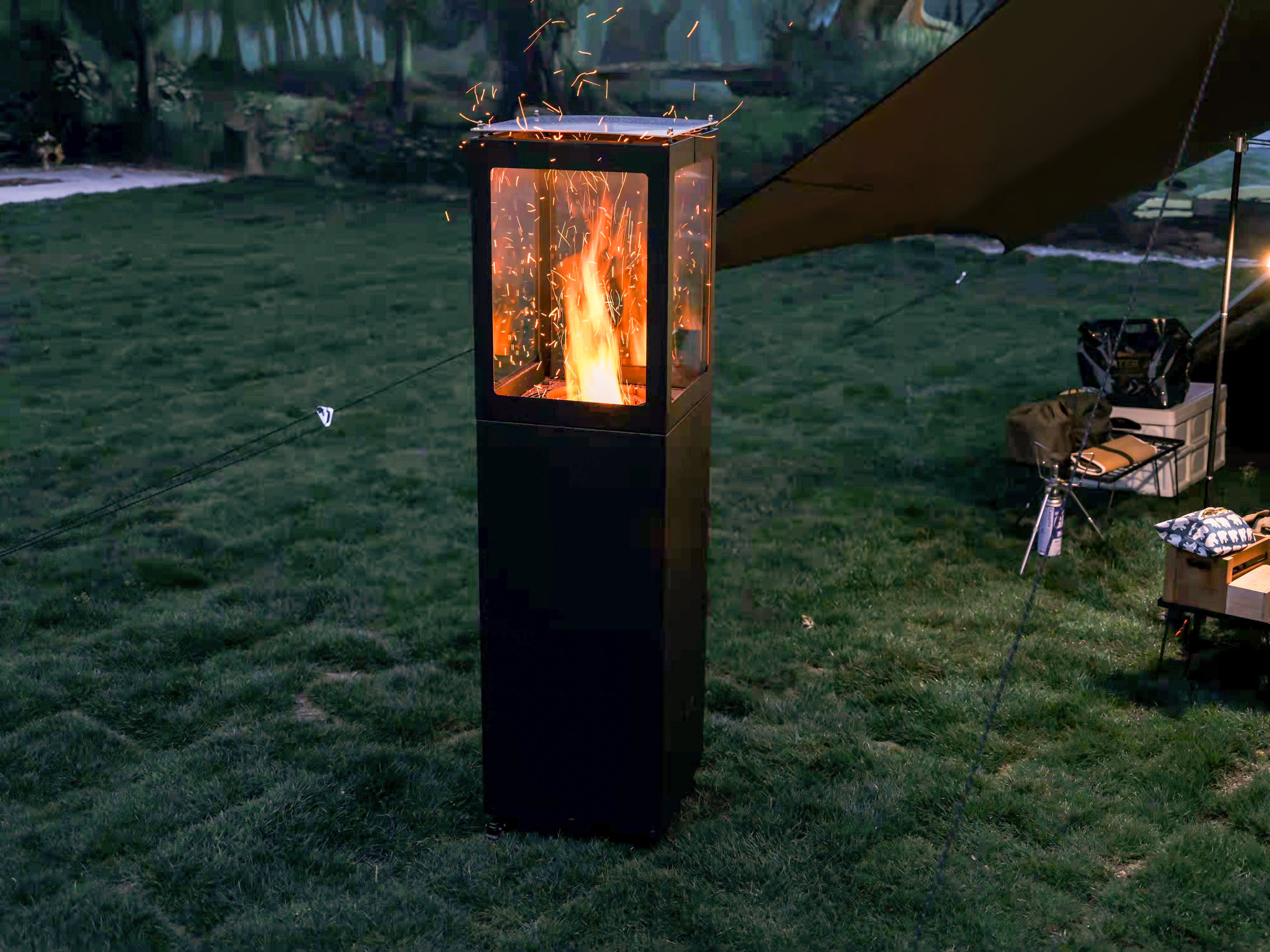 Wood Fire Pellet Heater