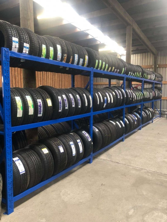 Tyre Racking 4m 200kg per level