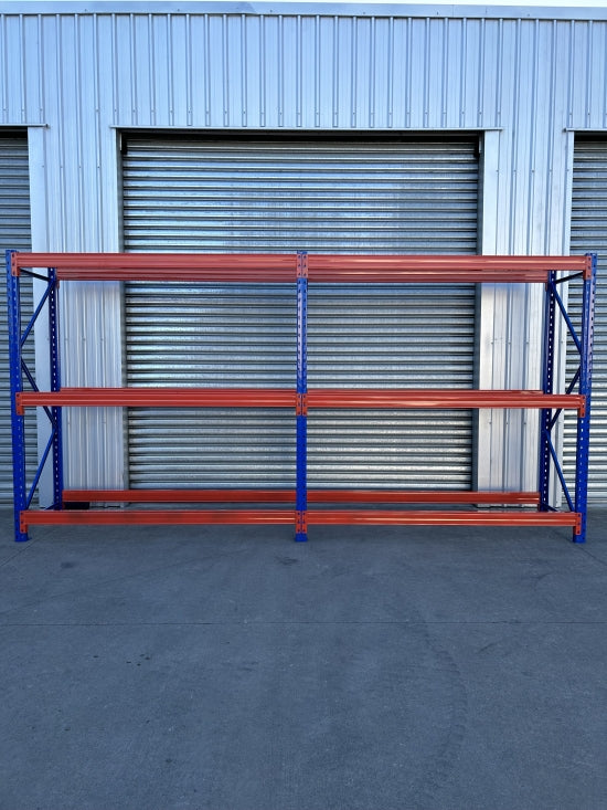 Heavy Duty Pallet Racking (5.4m L x 2.5m H x 900mm W)