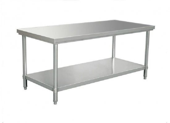 Stainless Steel Bench with Overshelf