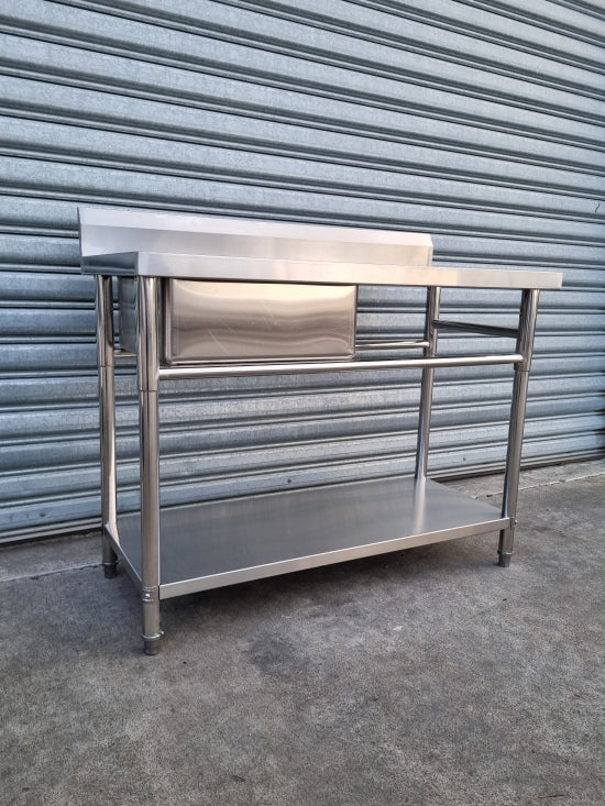 Stainless Steel Sink/Bench with Undershelf