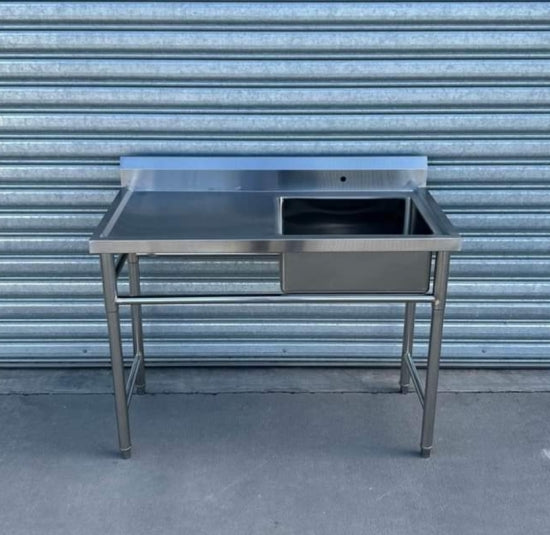 Stainless Steel Sink/Bench with Undershelf