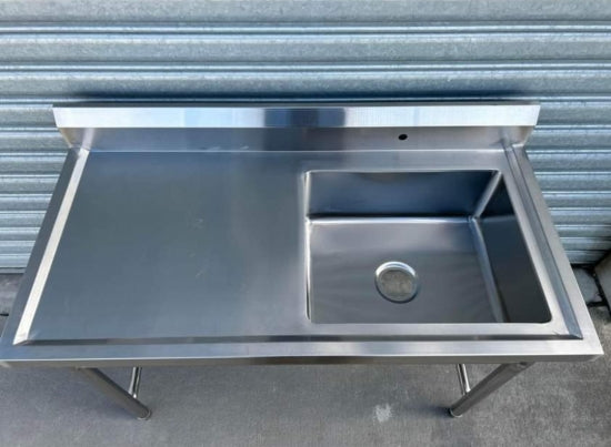 Stainless Steel Sink/Bench with Undershelf