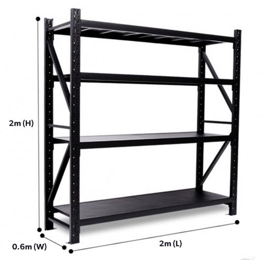 Heavy Duty Garage Shelving (2m) 250kg Per Level