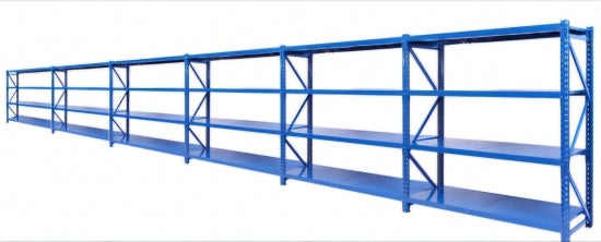 40ft Container Shelving (12m Long) 250kg Per Level