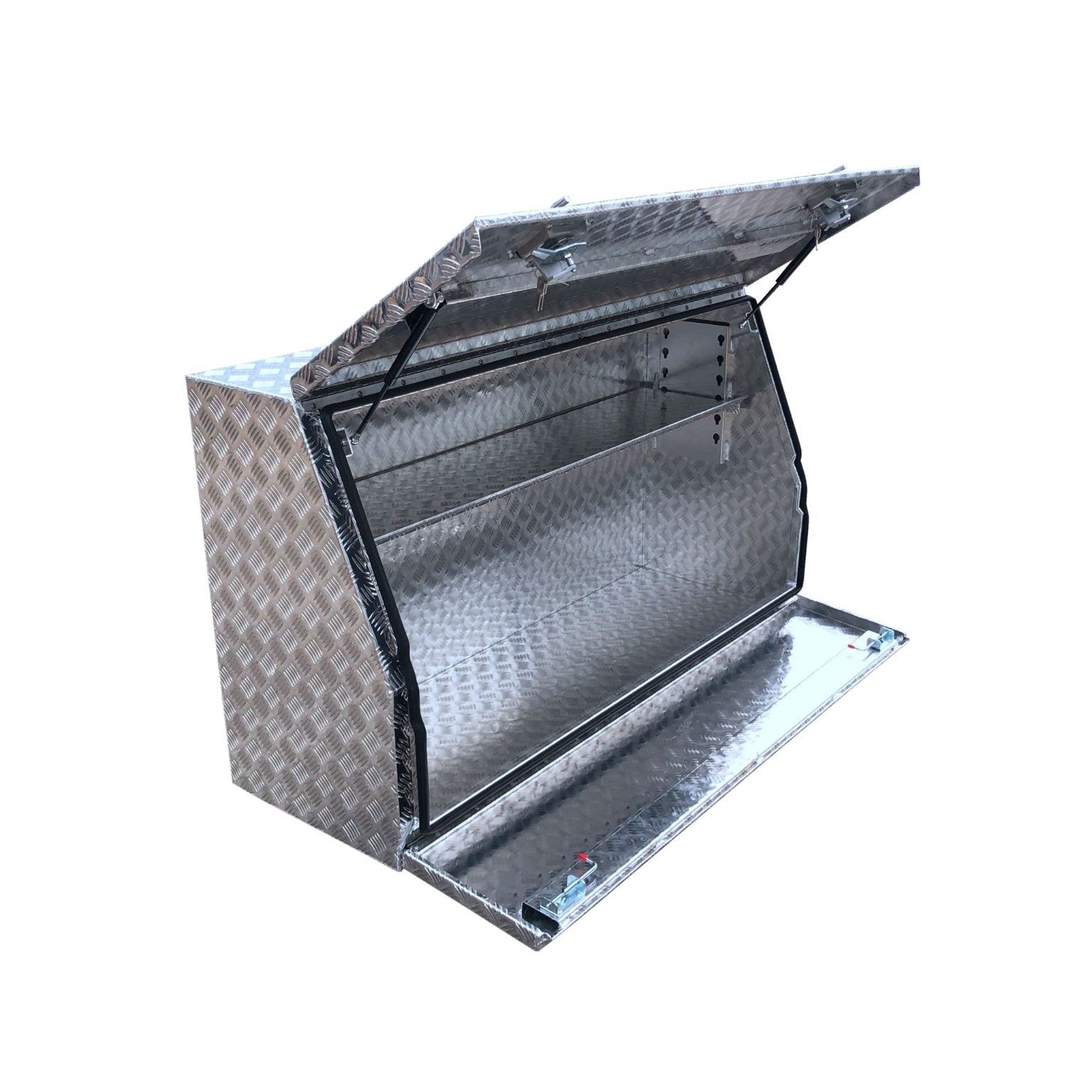 Toolbox - Adjustable Shelf CHECKER PLATE