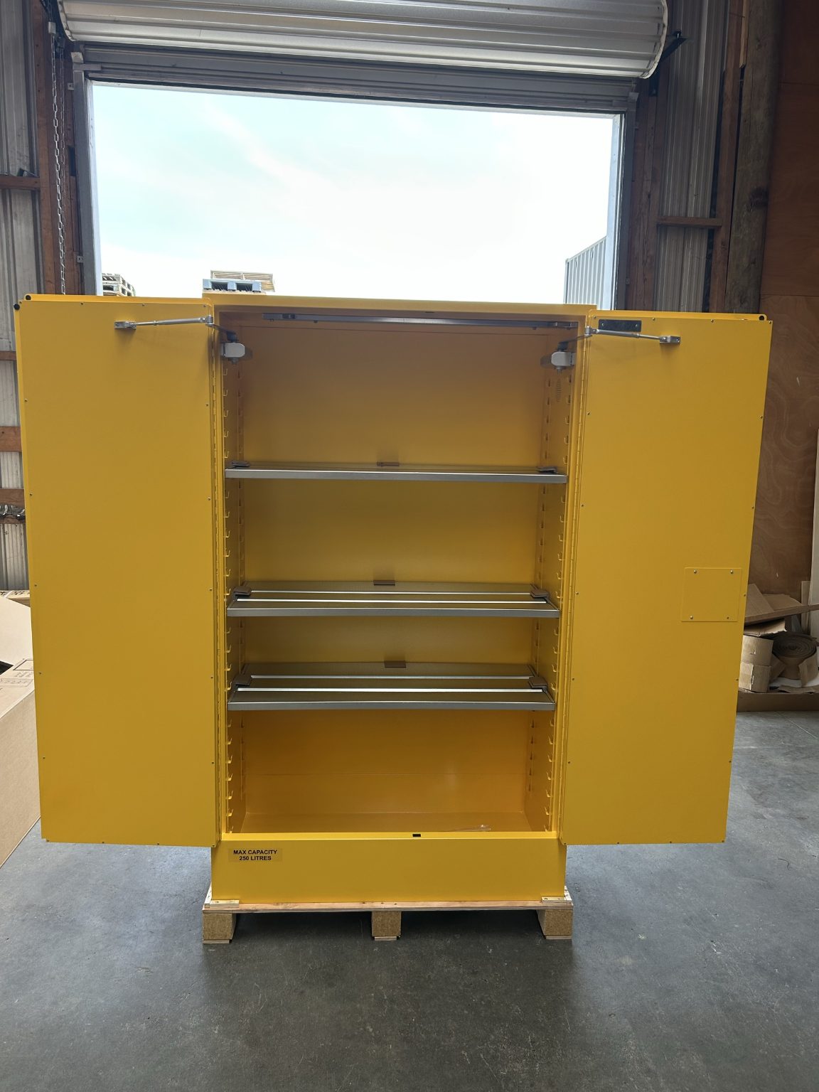Flammable Goods Cabinet 250L Capacity