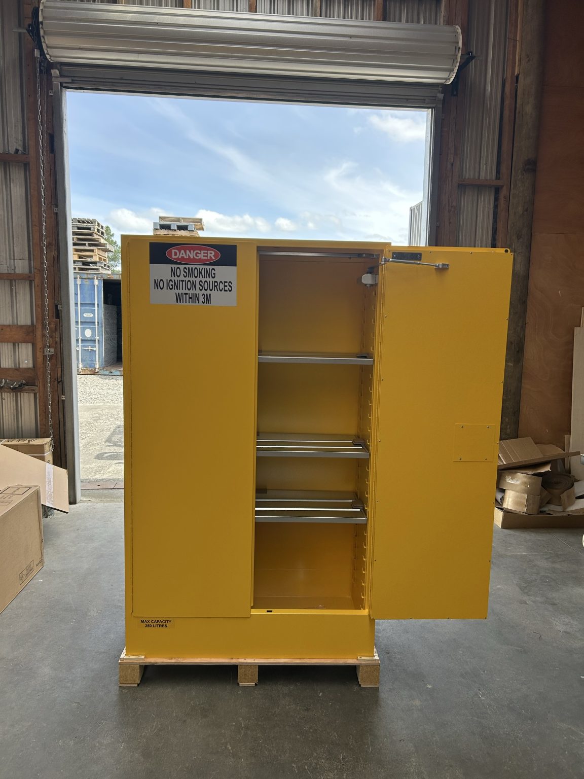 Flammable Goods Cabinet 250L Capacity