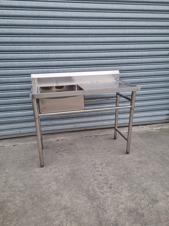 Stainless Steel Bench with Sink