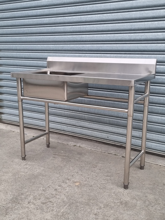 Stainless Steel Bench with Sink