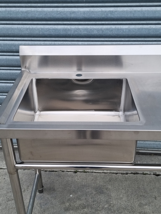 Stainless Steel Bench with Sink