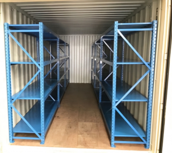 20ft Container Shelving (5.85m) 200kg Per Level