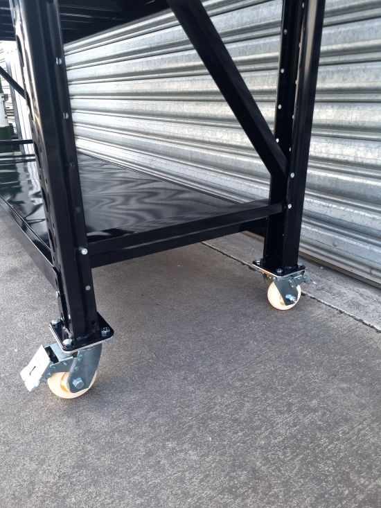 Heavy Duty Shelving on Wheels (2m) 250kg per level